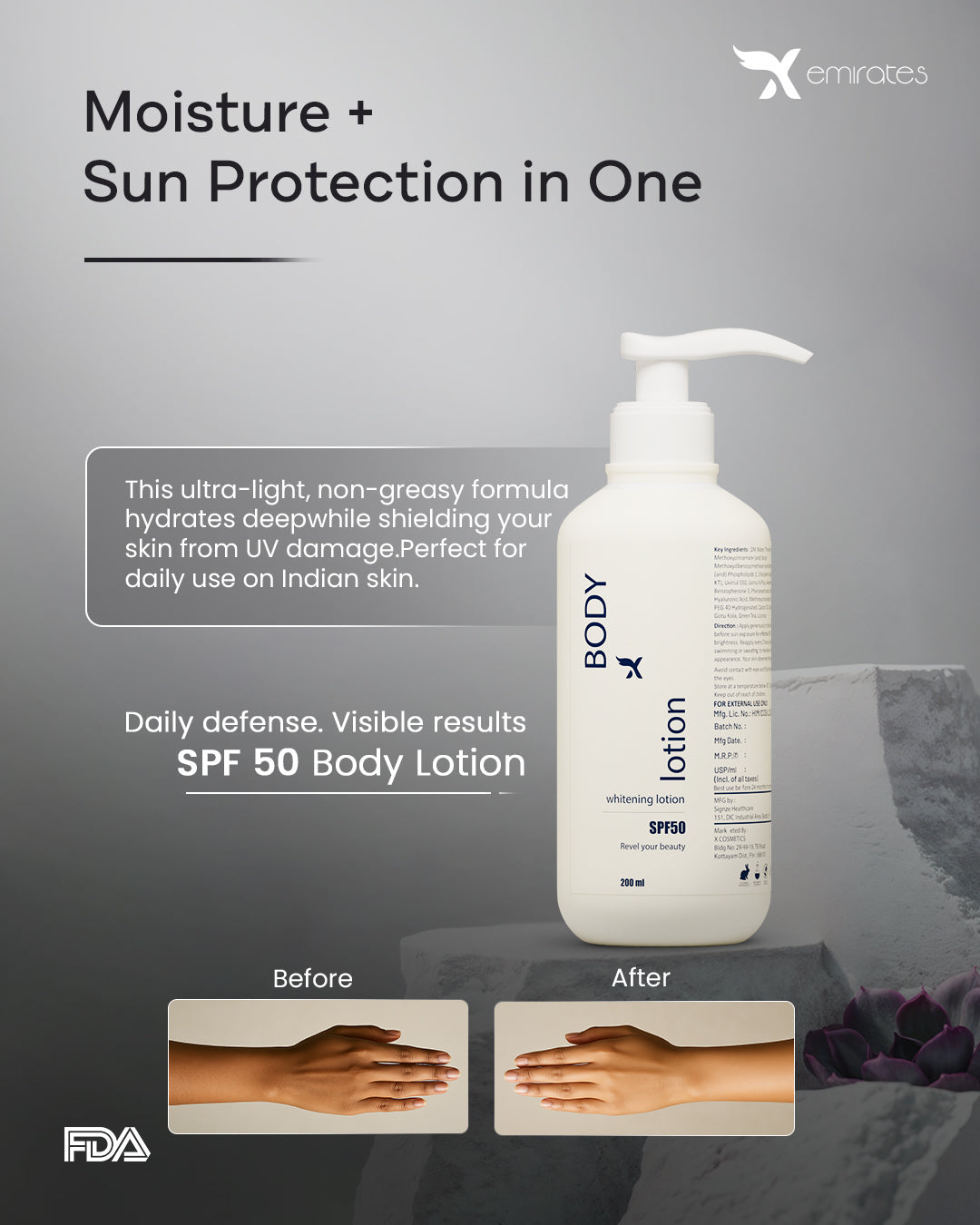 BODY WHITENING LOTION 🧴 & FACE WHITENING CREAM