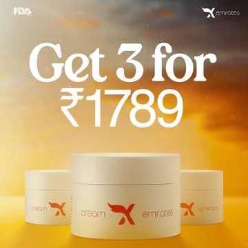 3 Face whitening cream combo offers